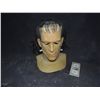 Image 1 : FRANKENSTEIN MONSTER UNIVERSAL STUDIOS USED COSTUME FULL HEAD MASK VINTAGE WITH ZIPPER
