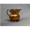 Image 1 : A copper lustre jug 5" £40-60...