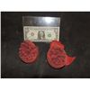 Image 1 : HELLBOY SCREEN USED STUNT HORNS BROKEN OFF VERSION 1