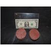 Image 1 : HELLBOY SCREEN USED PAIR OF STUNT HORNS GROUND DOWN VERSION