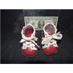 SUPER BOWL CHUCKY SCREEN USED GOOD GUYS SHOES FROM RADIO SHACK 80's CALLED COMMERCIAL