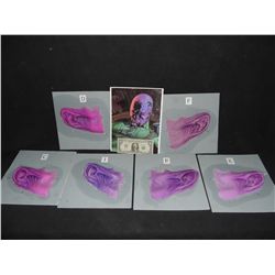 THE GREEN LANTERN ABIN SUR SILICONE EARS AND FACE APPLIANCE LOT OF 6