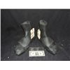 Image 1 : FANTASTIC 4 RISE OF THE SILVER SURFER DR DOOM UNUSED HERO BOOTS MATCHED SET