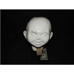 SEED CURSE OF CHUCKY SILICONE HEAD SKIN USED IN HERO ANIMATRONIC PUPPET TESTS