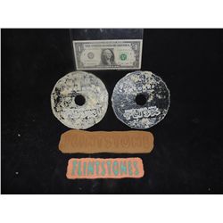 THE FLINTSTONES DRIFTWOOD MAC ROCK CDs AND NAMEPLATES