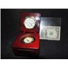 Image 1 : POSEIDON CLOCK AND COMPASS IN WOOD CASE PRODUCERS GIFT