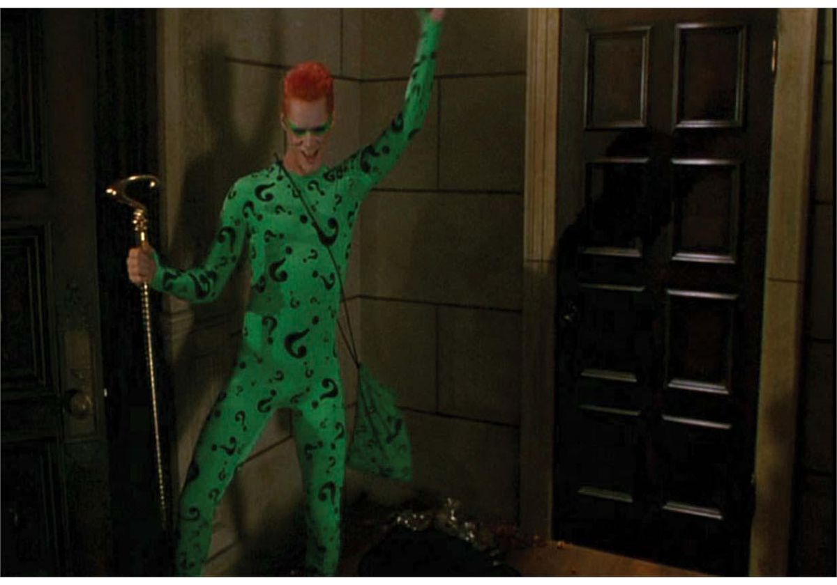 Riddler Batman '66 Cane BATMAN FOREVER SCREEN USED HERO RIDDLER CANE FIRST TIME OFFERED!