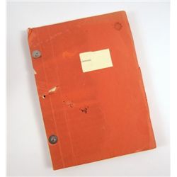 Stanley Kubrick's The Shining (1980) Original Production On Set Used ‘Rainbow’ Script