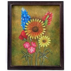 Dallas Buyers Club Texas Wildflower Painting