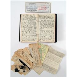 Shemp Howard (The Three Stooges) Personal Hand-written Idea Notebook