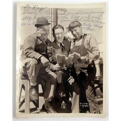 Moe, Curly & Shemp Howard (The Three Stooges) Autographed Photo