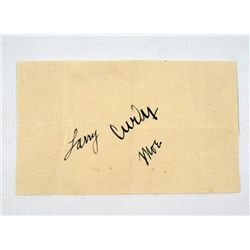Autograph Of Larry Fine, Moe Howard and Curly Howard
