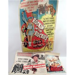 The Three Stooges Rare Movie Original Posters