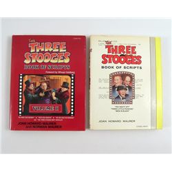Signed Three Stooges Book Of Scripts Vol 1 & 2