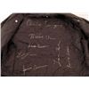 Image 2 : Terminator Schwarzenegger Cast & Crew Signed Bullet-Riddled Leather Motorcycle Jacket