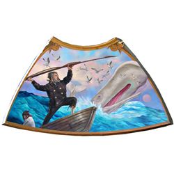 Pagemaster Original Massive Capt. Ahab & Moby Dick Rotunda Dome Ceiling Painting Set Piece