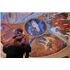 Image 3 : Pagemaster Original Massive Capt. Ahab & Moby Dick Rotunda Dome Ceiling Painting Set Piece