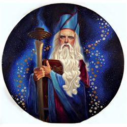 Pagemaster Original Centerpiece of Pagemaster Rotunda Dome Ceiling Painting Set