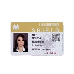 Agents of S.H.I.E.L.D. Melinda May (Ming-Na Wen) Security Photo ID Prop
