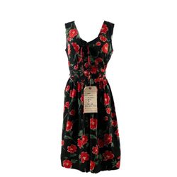 Two And A Half Men Missi (Miley Cyrus) Flower Print Dress Costume