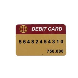 Barb Wire Debit Card Prop