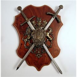 Harry Potter and the Sorcerer's Stone Diagon Alley Sword Wall Crest Prop