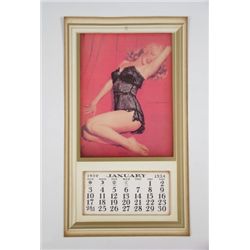 Marilyn Monroe Original Lure Of Lace 1954 Calendar
