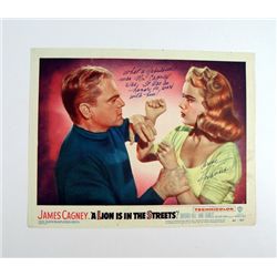 A Lion Is In The Streets Original Lobby Card Signed By Anne Francis