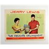 Image 1 : The Delicate Delinquent Original Lobby Card Signed By Jerry Lewis