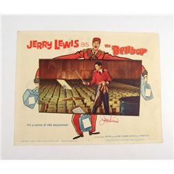 The Bellboy Original Lobby Card Signed By Jerry Lewis
