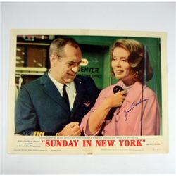 Sunday In New York Jim Backus Signed Lobby Card