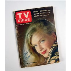 Honey West Original TV Guide Issue Signed By Anne Francis