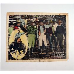 Let Er Buck Hoot Gibson (1925) Original Lobby Card
