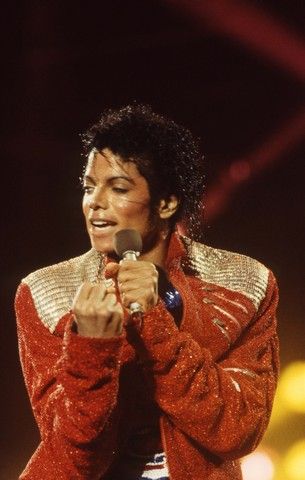 Michael Michael Jackson Concert Photo & Copyright From Solo Tour Circa 1980
