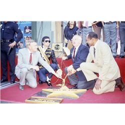Michael Jackson Photo & Copyright Hollywood Walk Of Fame 1984