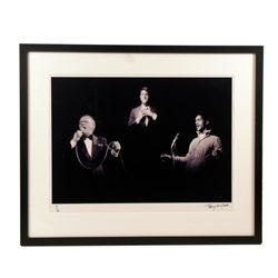 Terry O'Neill Signed & Numbers Frank Sinatra Dean Martin Sammy Davis, Jr. Photo