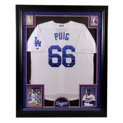 Yasiel Puig Signed #66 Dodgers Jersey
