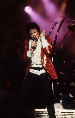 Michael Jackson Concert Photo Copyright From Victory Tour Circa 1984