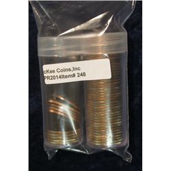 248. Complete Fifty-Piece Set of U.S. Statehood Quarters in plastic tubes. All Gem BU.