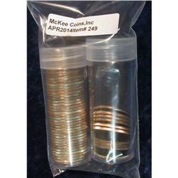 249. Complete Fifty-Piece Set of U.S. Statehood Quarters in plastic tubes. All Gem BU.