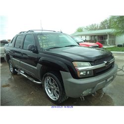 2002 - CHEVROLET AVALANCHE