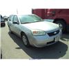 Image 1 : 2006 - CHEVROLET MALIBU