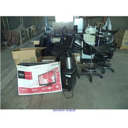 GENERAL PROPERTY - CHAIRS, PLASMA MONITORS, CAMERAS, PHONES, PRINTERS, COMPUTERS, KEYBOARDS, DESKS, 
