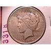 Image 1 : 1925 SILVER PEACE DOLLAR, VF-20