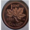 Image 1 : Canada - 1 Cent - 1981 - PROOF