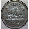 Image 1 : Canada - 5 Cent - 1947 - Circulated