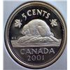 Image 1 : Canada - 5 Cent - 2001 - PROOF