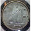 Image 1 : Canada - 10 Cents - 1943 - Circulated