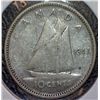 Image 1 : Canada - 10 Cents - 1947- Maple Leaf - Circulated