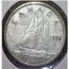 Image 1 : Canada - 10 Cents - 1956 - Circulated